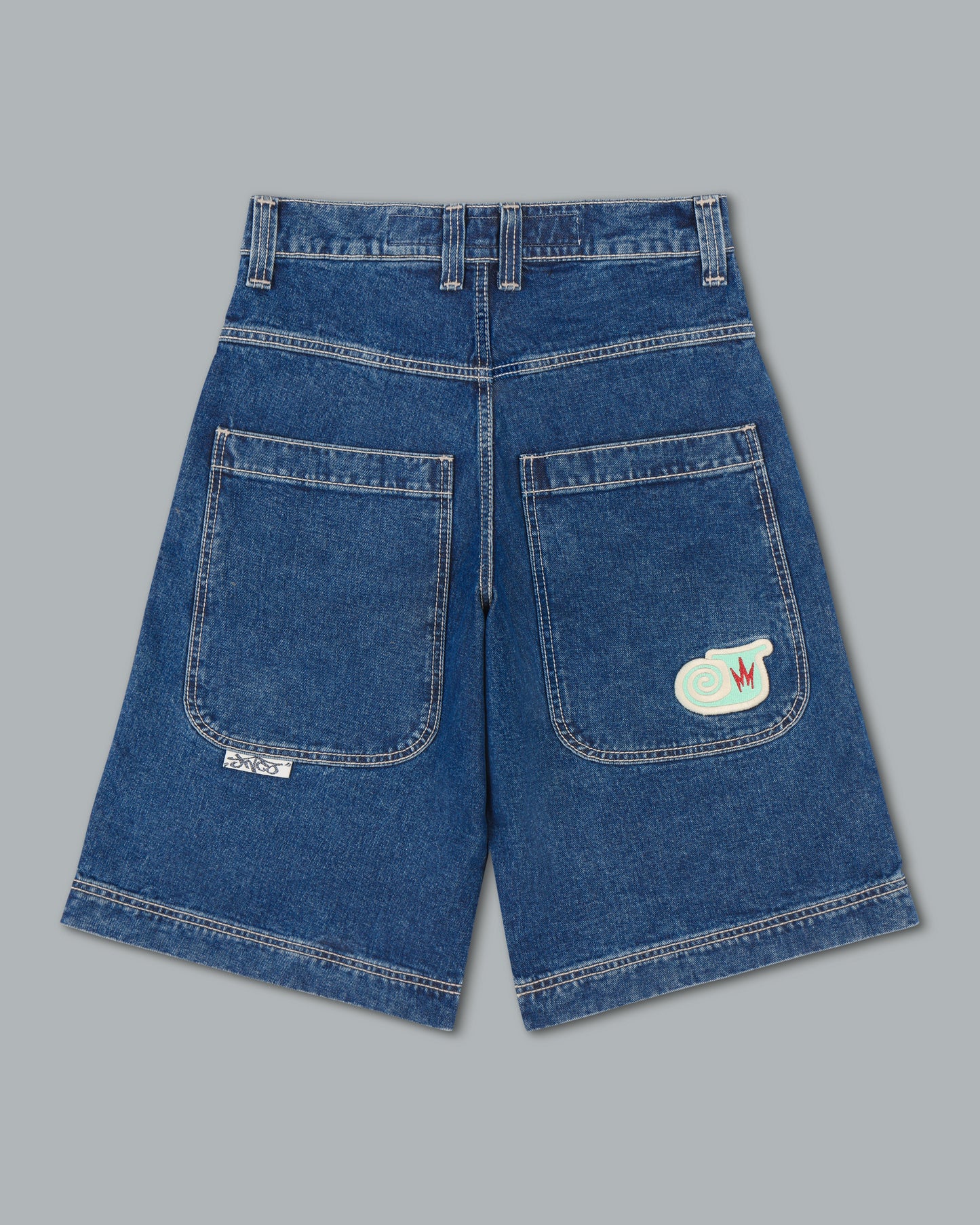 W101 Twin Cannon Shorts. 14" Inseam. Dark Stone.