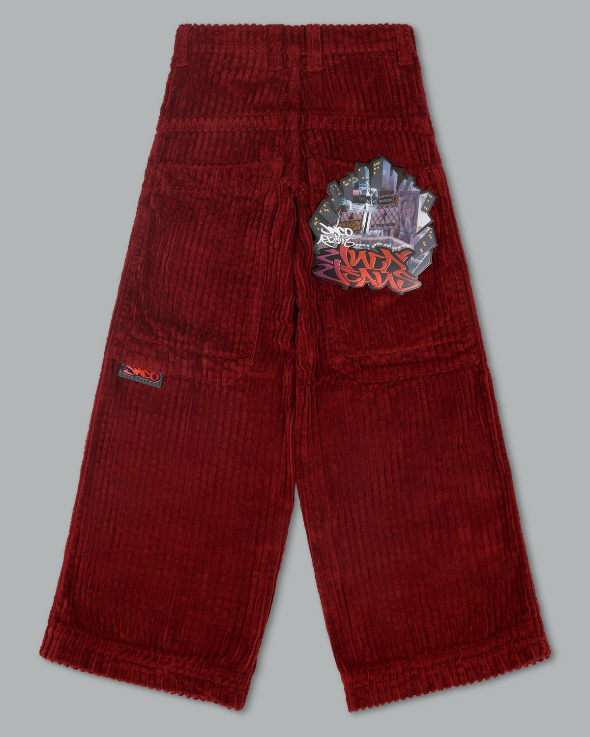 Rollin. 26". 2 Wale Corduroy. Burgundy.