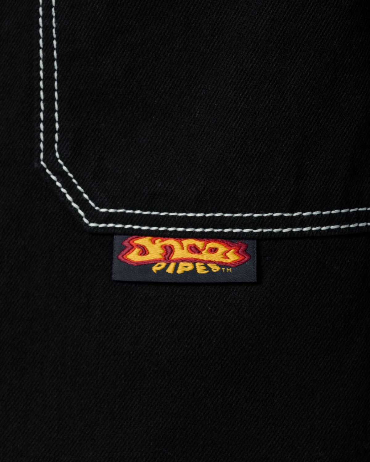 W179 Pipes Shorts. 14" Inseam. Jet Black.