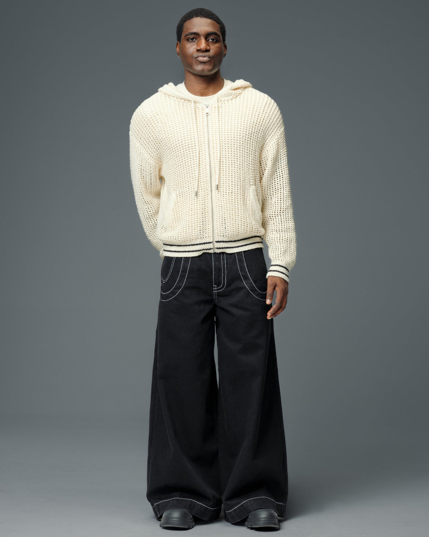 Jeans Like Jnco | Rhino. 34". Jet Black.