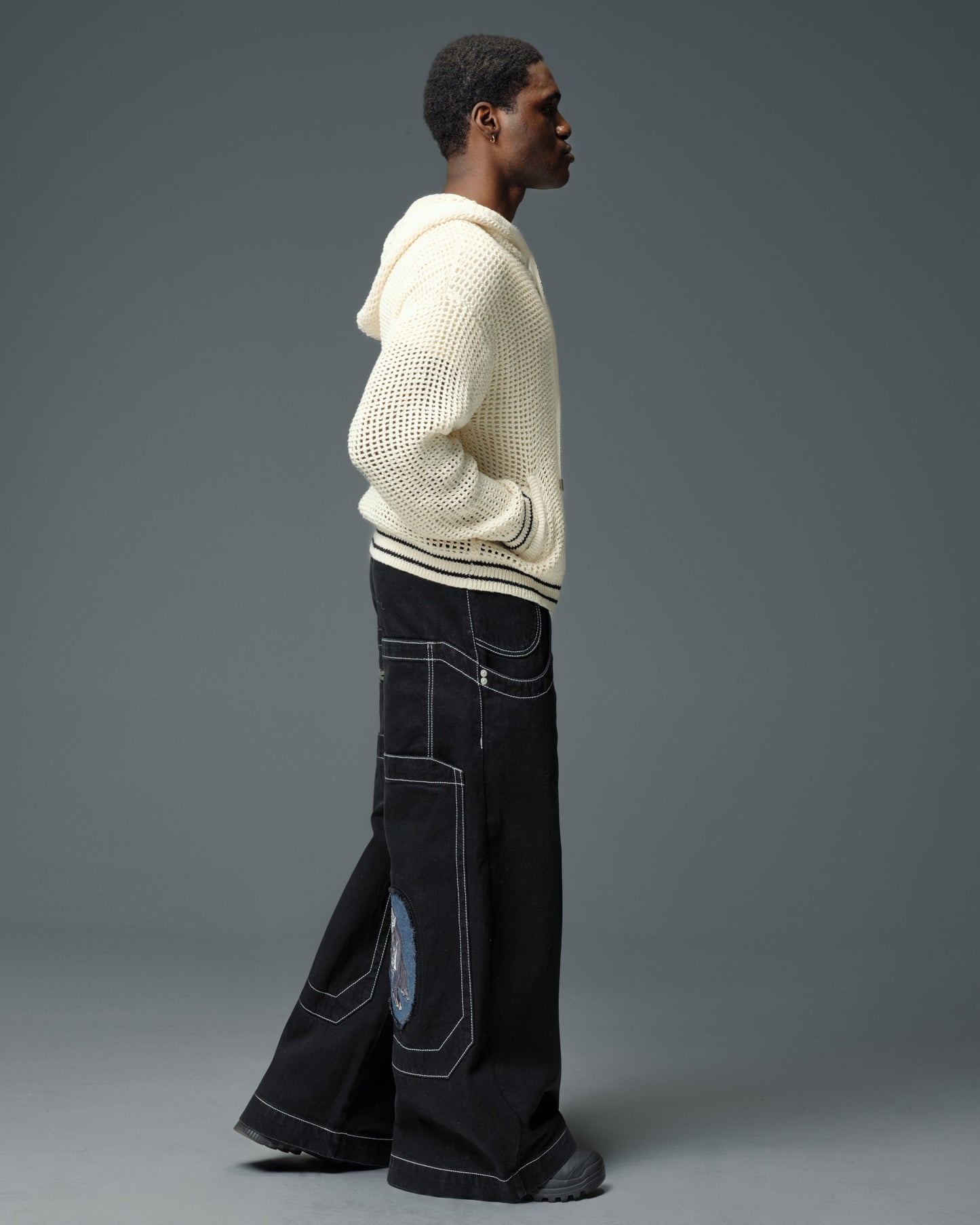 Jeans Like Jnco | Rhino. 34". Jet Black.
