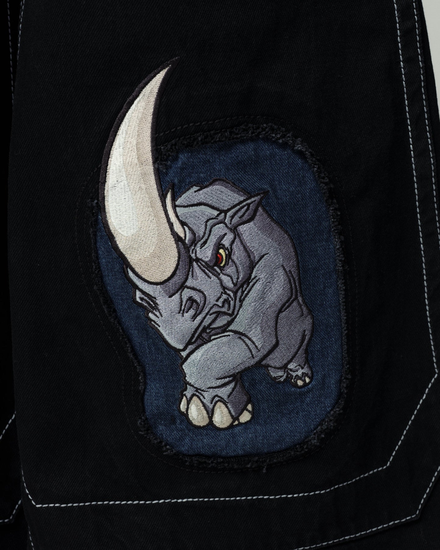 Jeans Like Jnco | Rhino. 34". Jet Black.