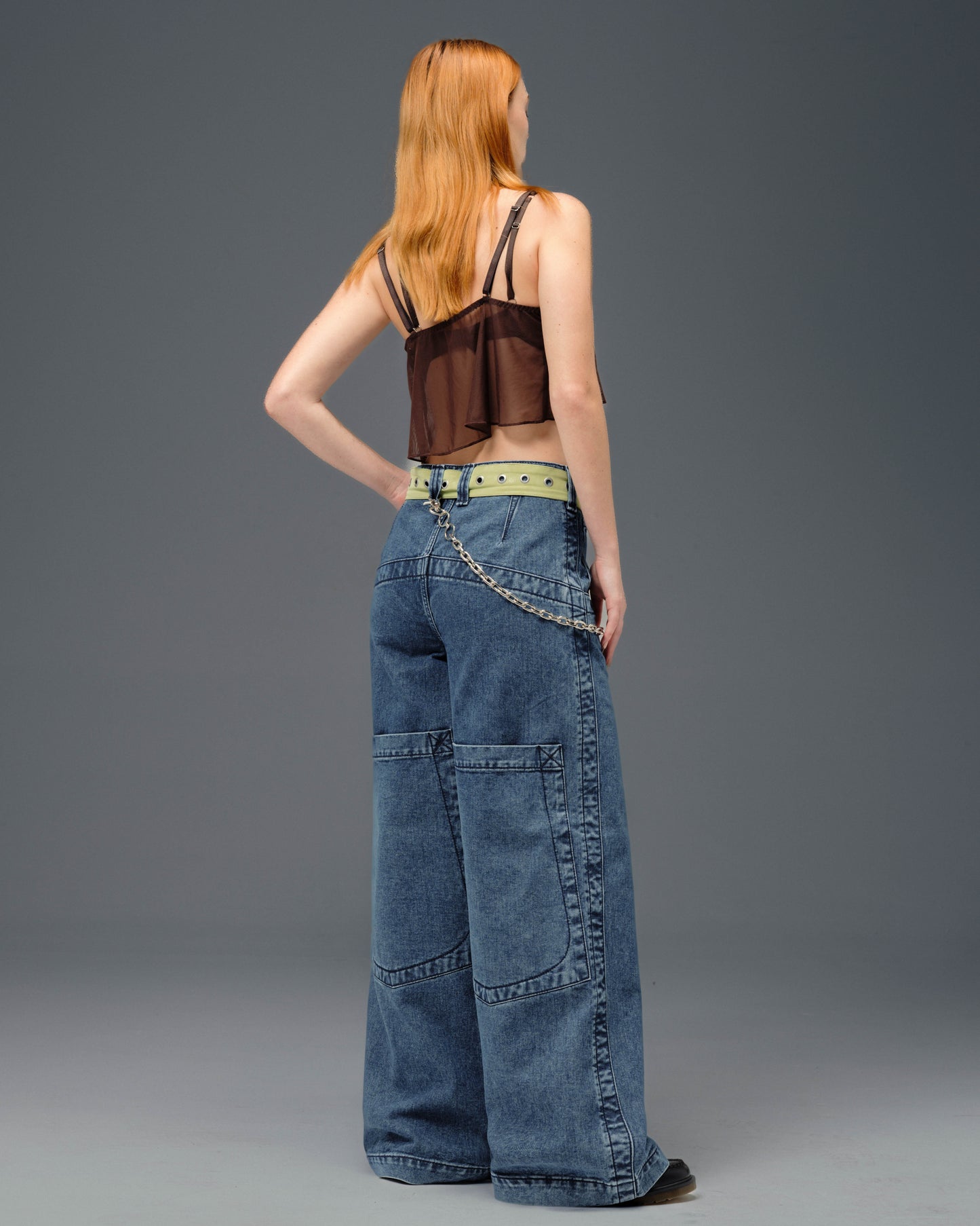The Camilla Jeans. 27”. Dark Stone.