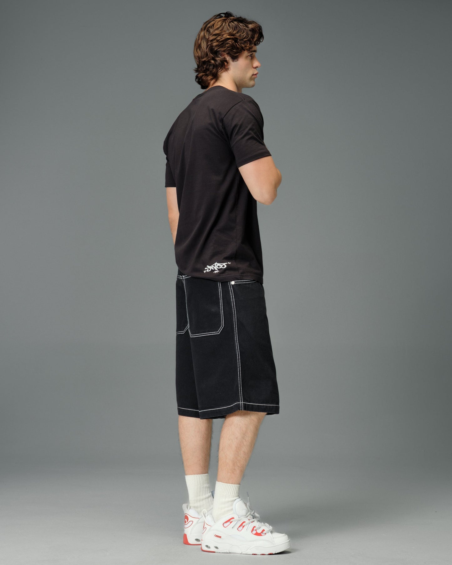 179 Pipes Shorts. 14" Inseam. Jet Black.