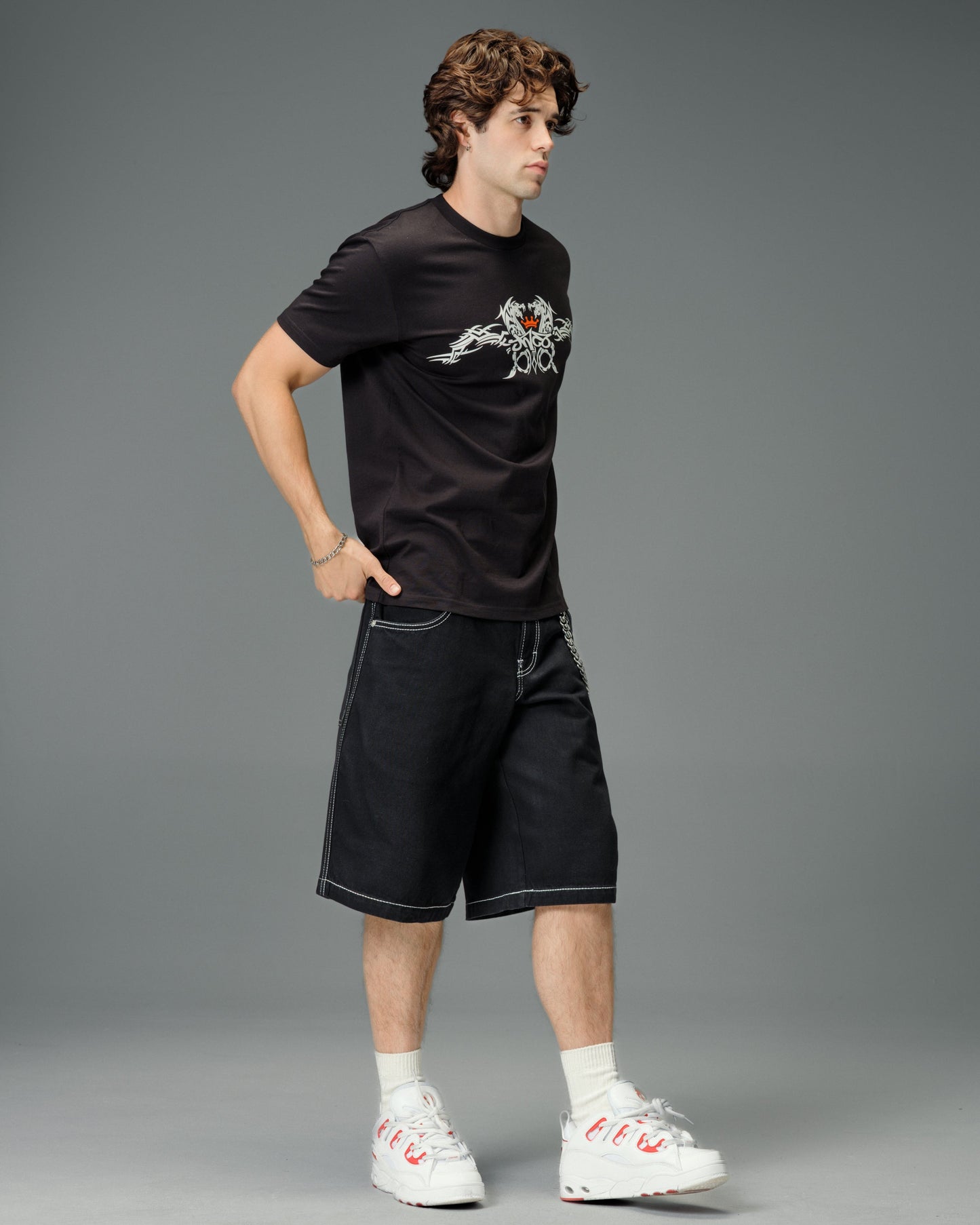 179 Pipes Shorts. 14" Inseam. Jet Black.