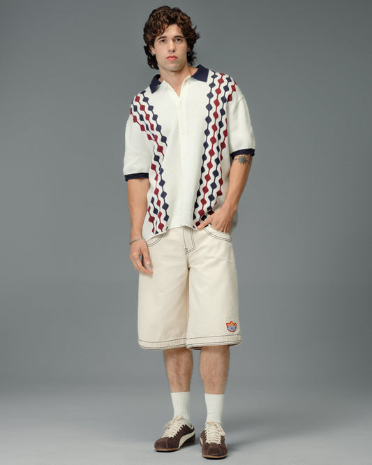 King Shorts. 14". Natural.