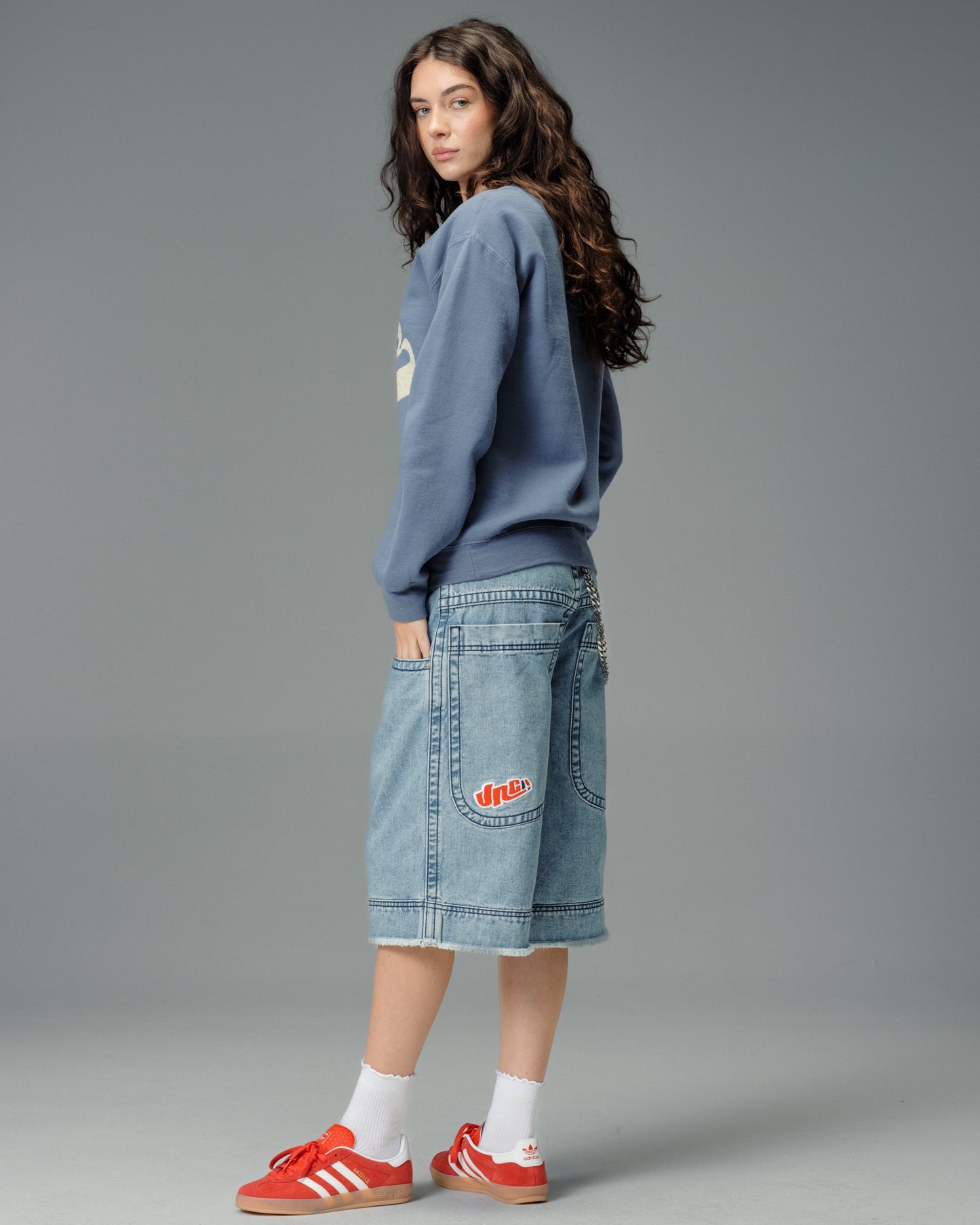 W Destroyer Shorts. 14" Inseam. Antique.