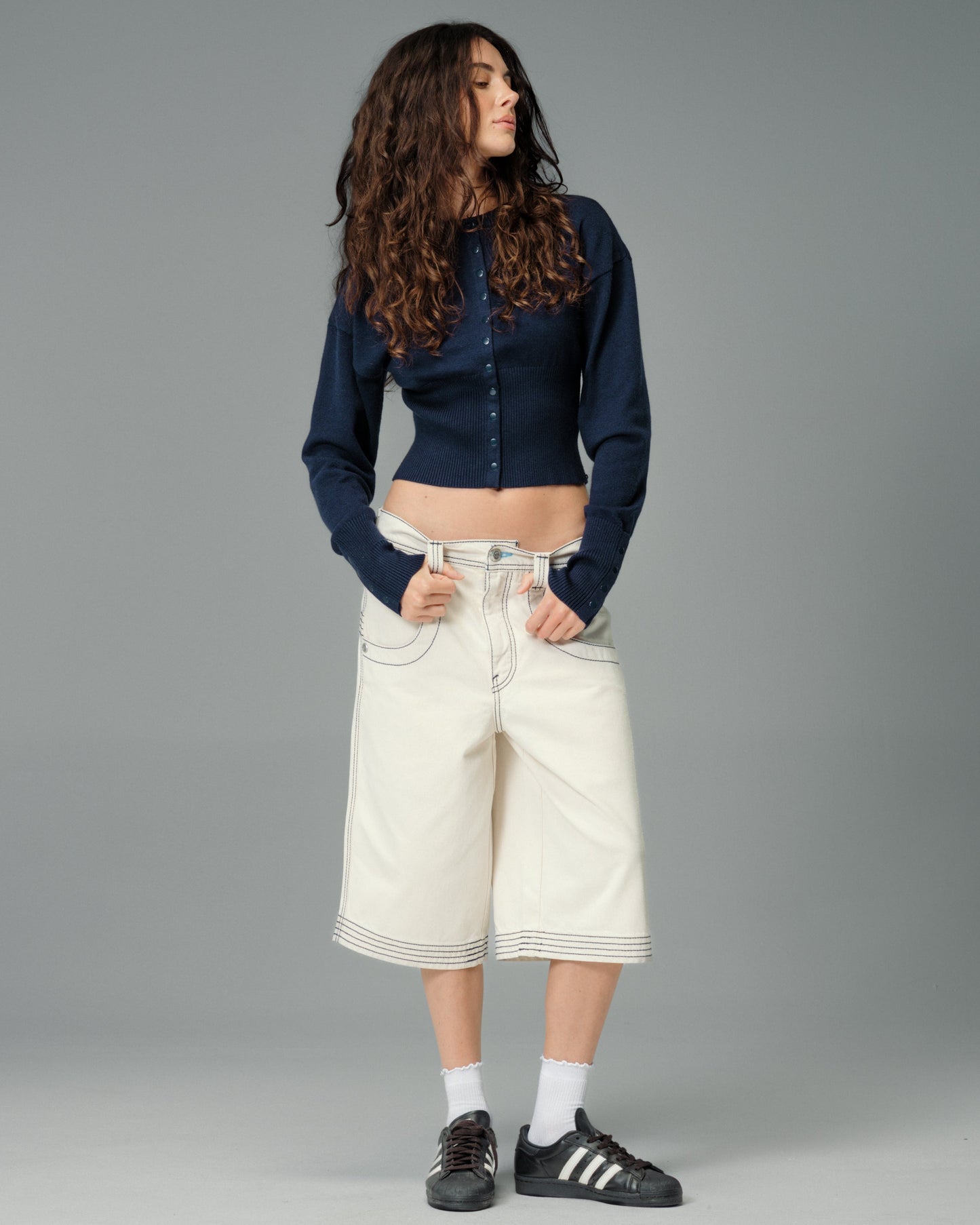 W Jester Shorts. 15" Inseam. Natural.
