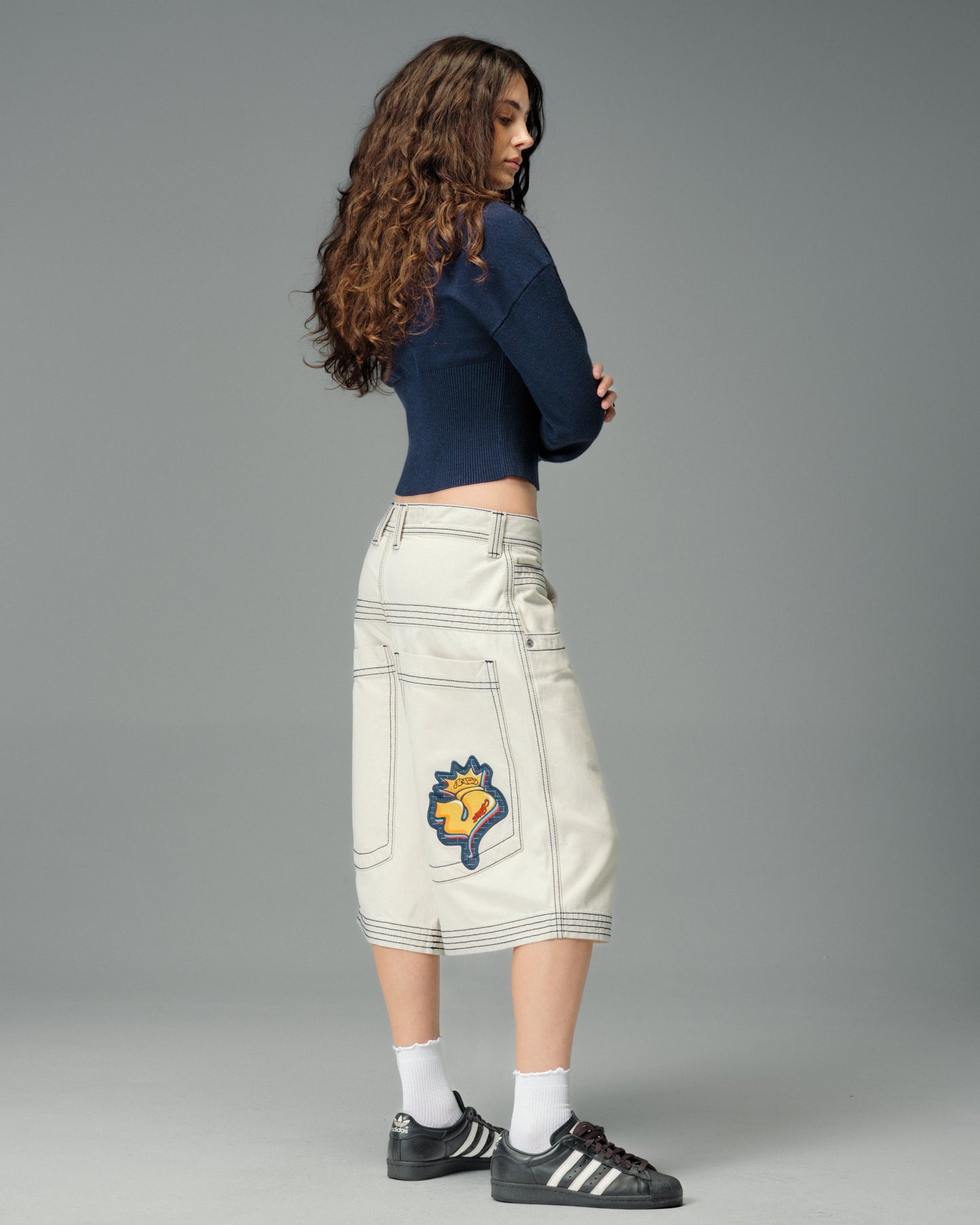 W Jester Shorts. 15" Inseam. Natural.