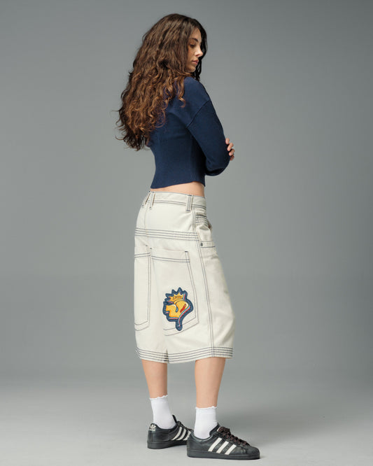 W Jester Shorts. 15" Inseam. Natural.