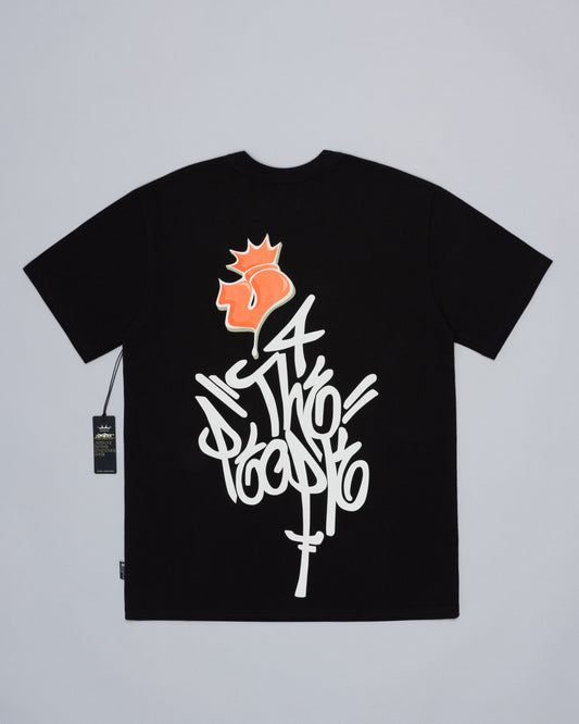 "4 The People" Tee. Black.