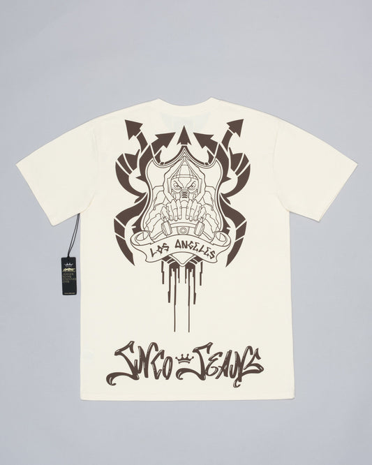 Skater Tee. Ecru.