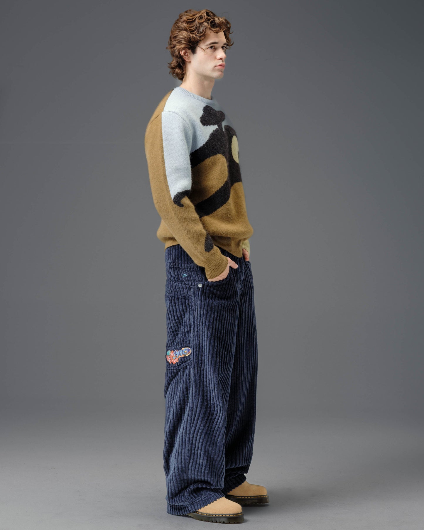 Wizard. 24". 2 Wale Corduroy. Navy.