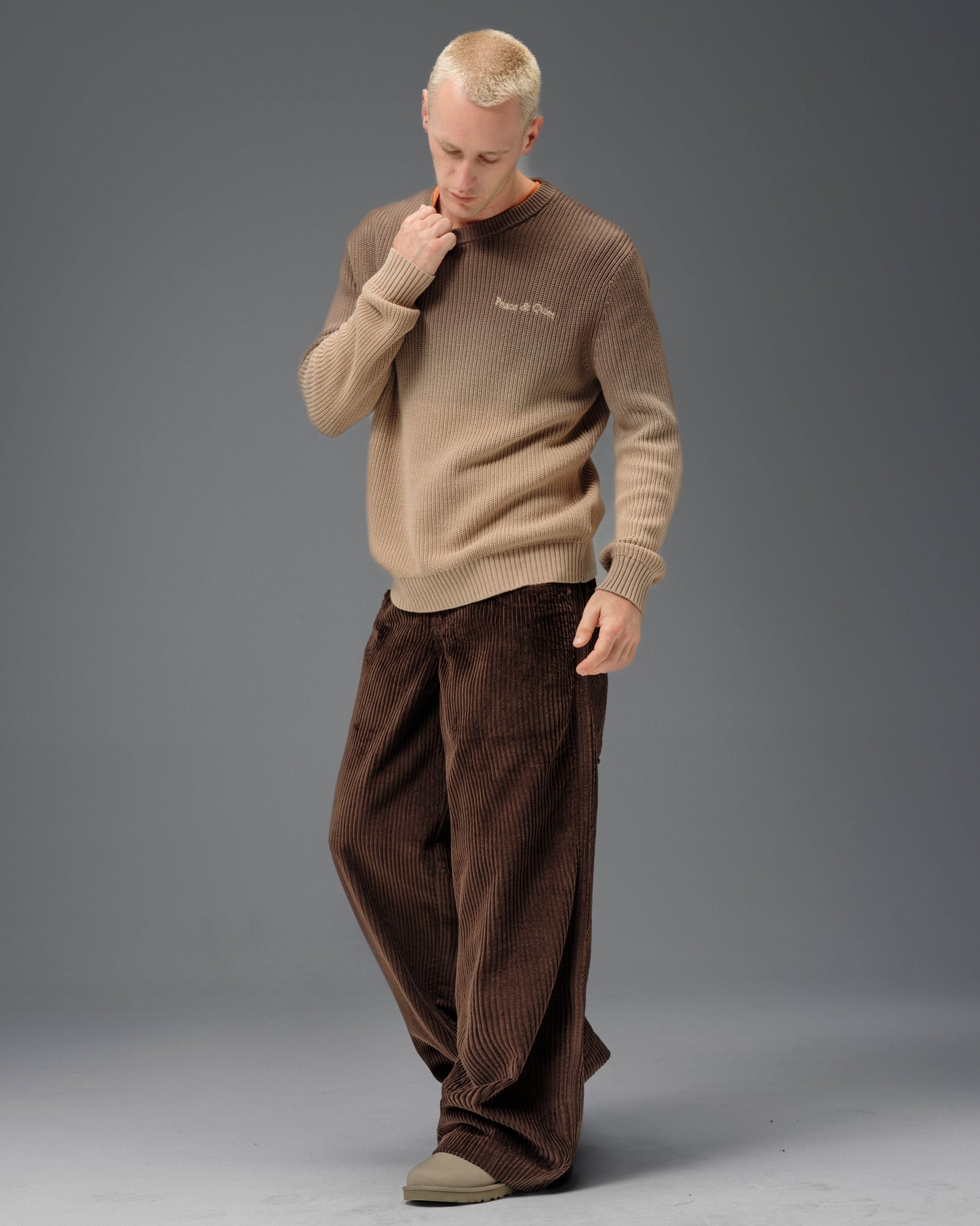 101 Twin Cannon. 26". 4 Wale Corduroy. Java Brown.