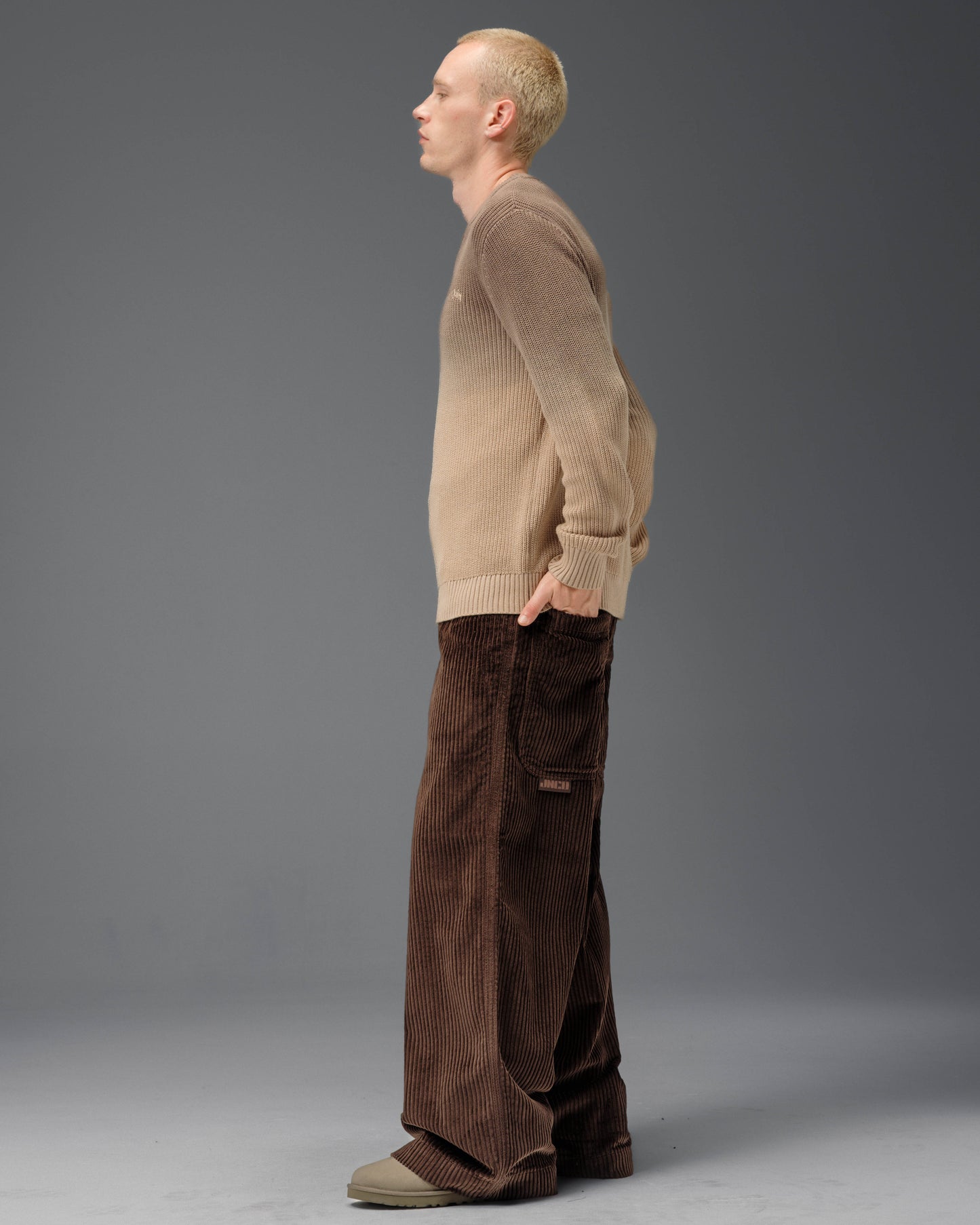 101 Twin Cannon. 26". 4 Wale Corduroy. Java Brown.