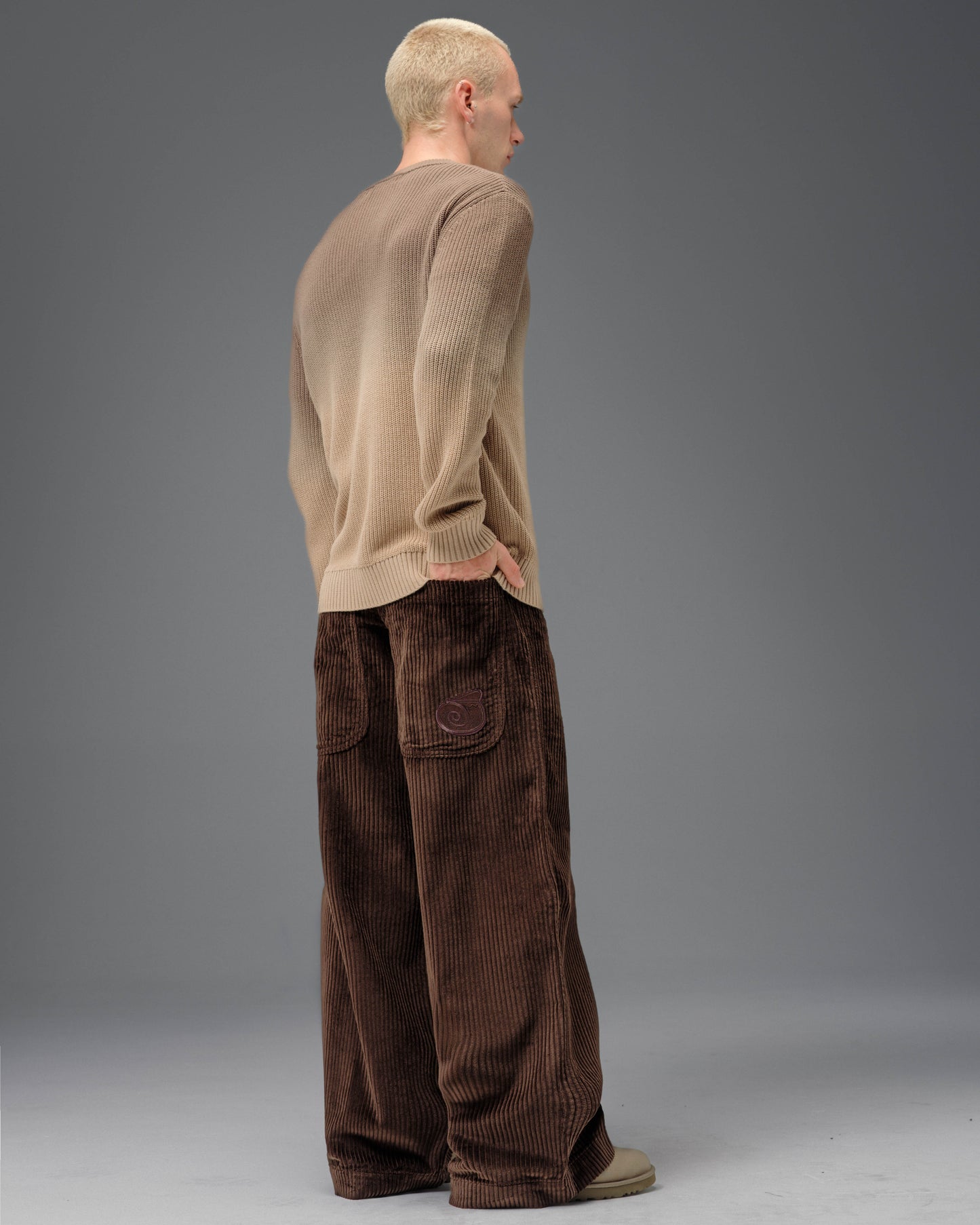 101 Twin Cannon. 26". 4 Wale Corduroy. Java Brown.