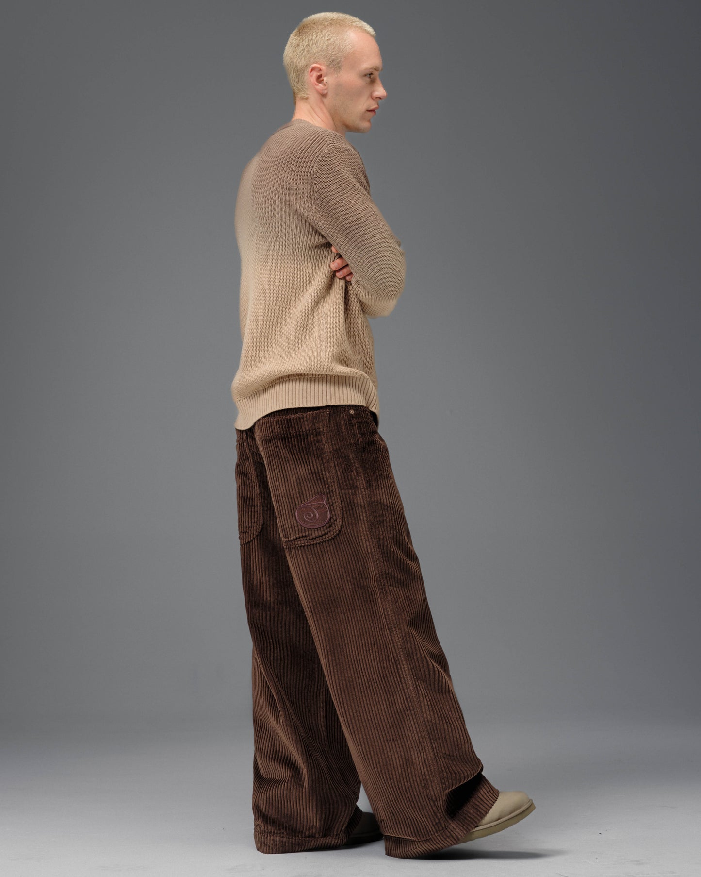101 Twin Cannon. 26". 4 Wale Corduroy. Java Brown.