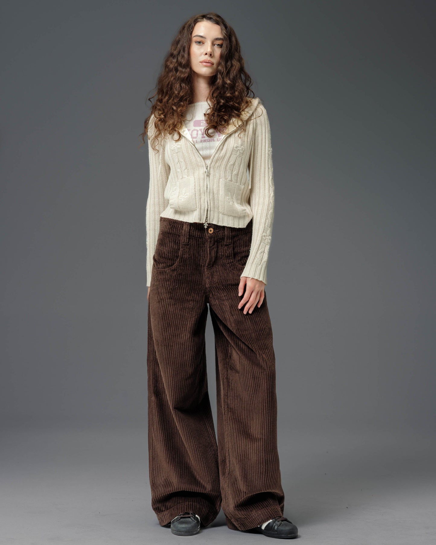 W101 Twin Cannon. 26". 4 Wale Corduroy. Java Brown.